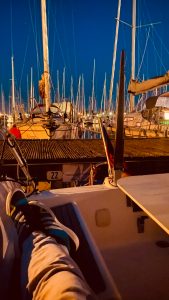 Nachts im Hafen