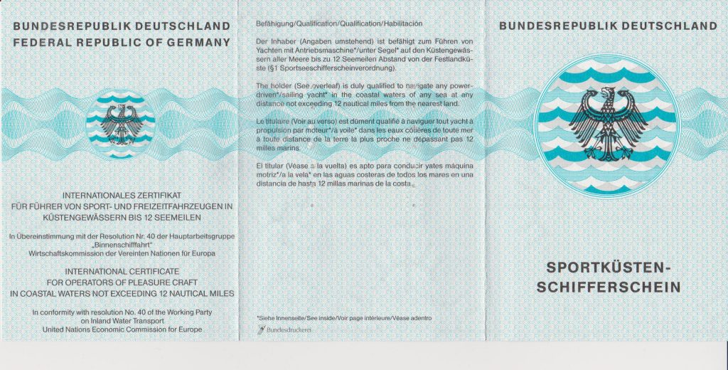 Sportküstenschifferschein SKS