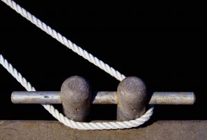 Leine auf Slip zum einfachen Ablegen