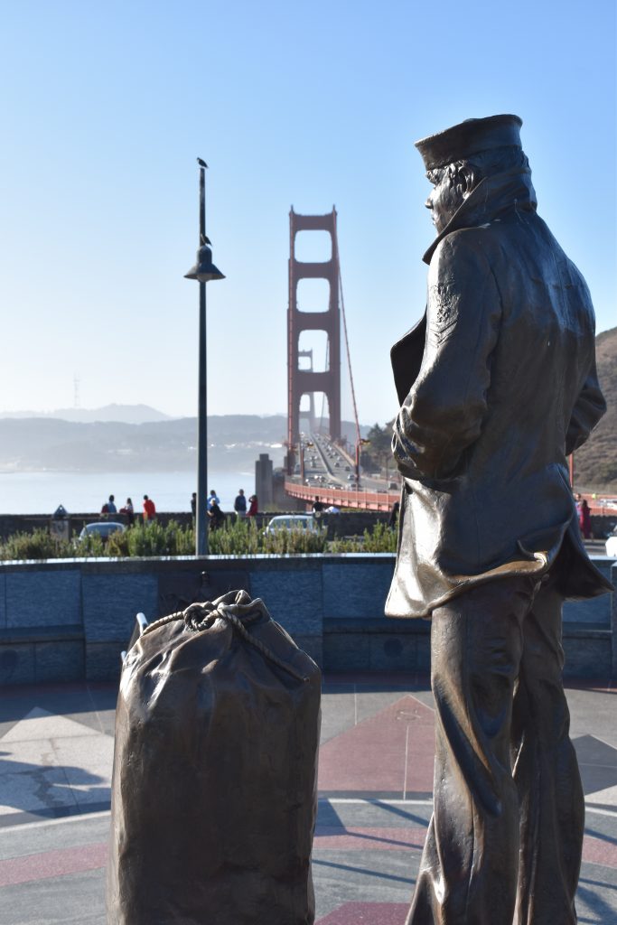 Der einsame Seemann, Golden Gate Bridge, San Francisco