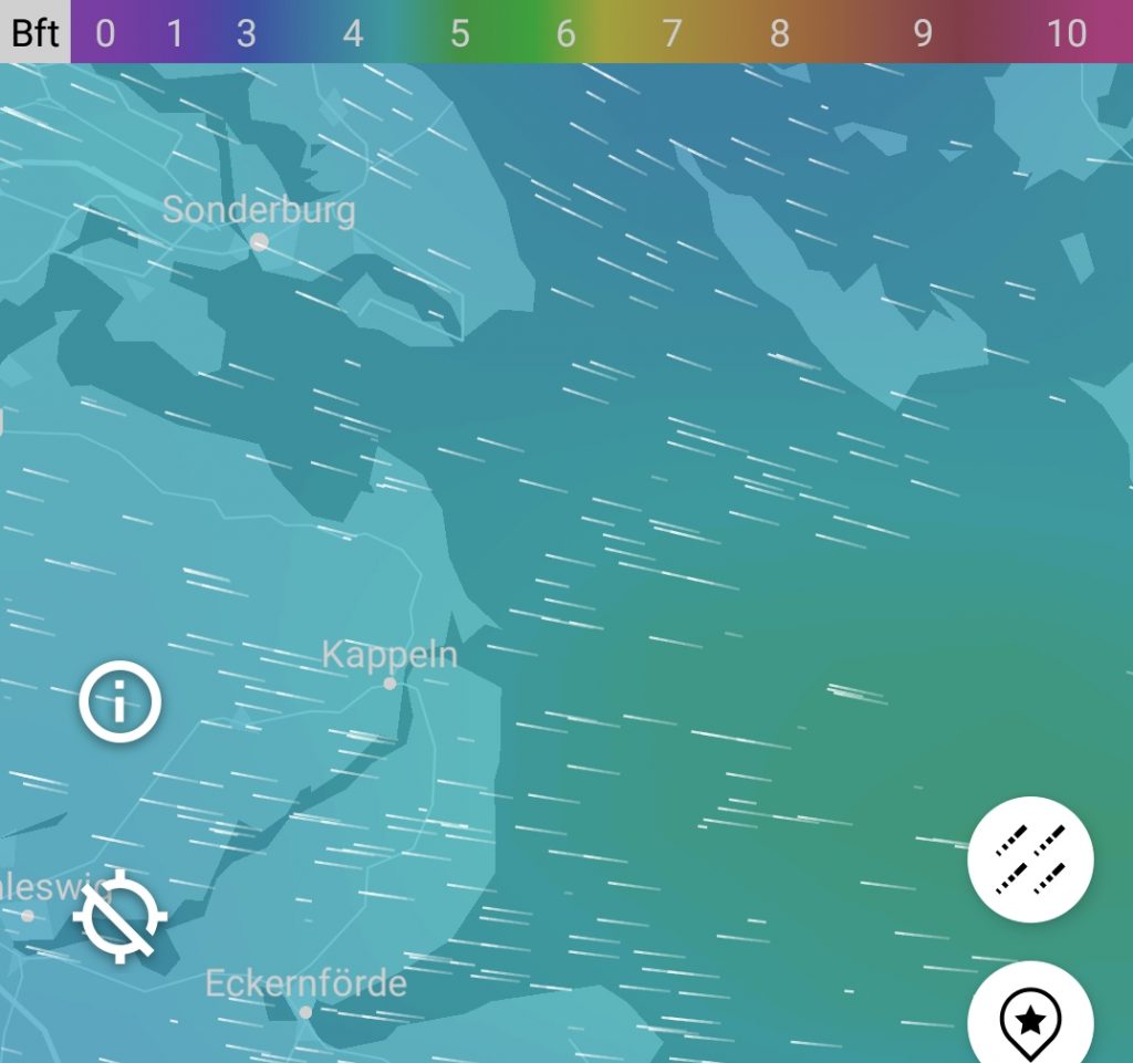 Windy App Wetterkarte