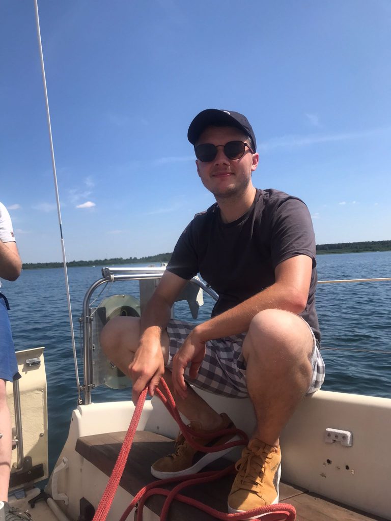 ich auf der Keep Swimming