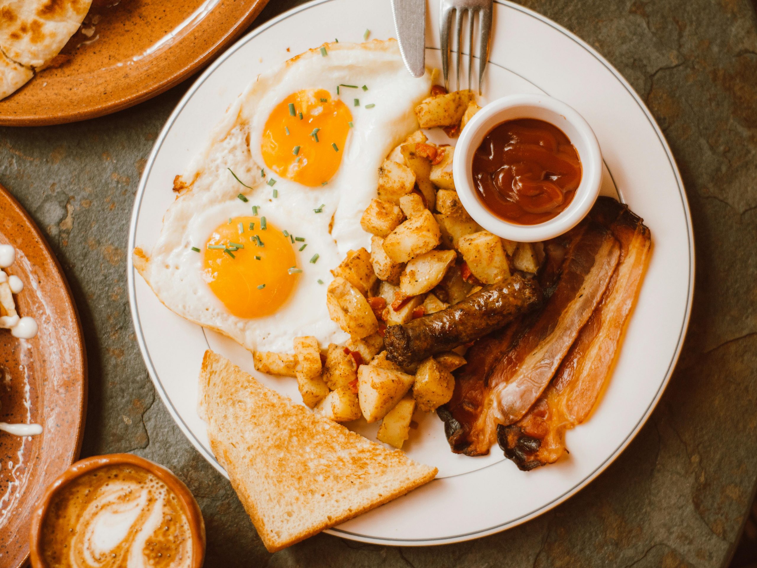 Fettiges Frühstück - keine gute Idee