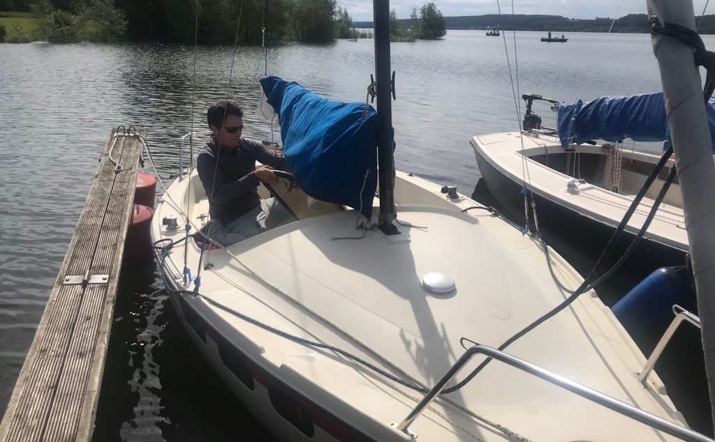 Klar zum Ablegen - Hannes Brombachsee