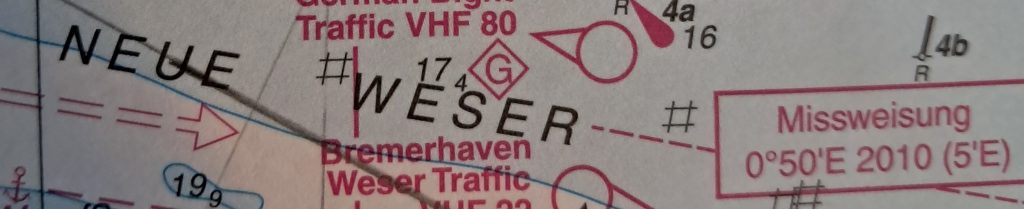 Missweisung Neue Weser